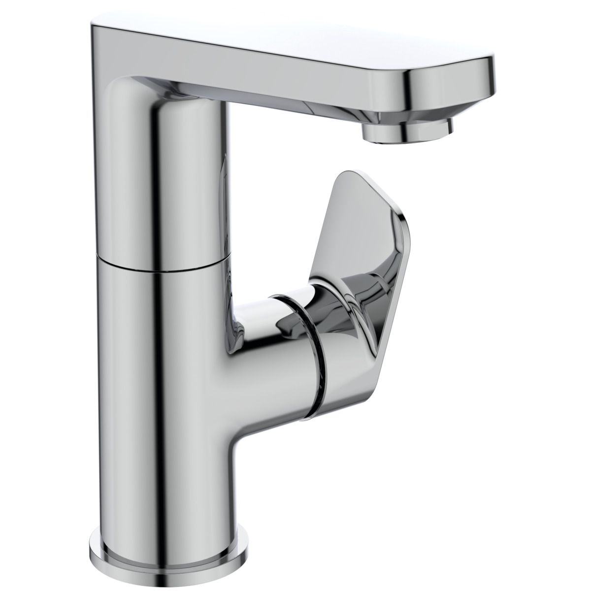 Ideal-Standard Waschtisch-Einhebelmischer Tonic II mit hohem, schwenkbarem Schwenkauslauf, mit Metall-Ablaufgarnitur