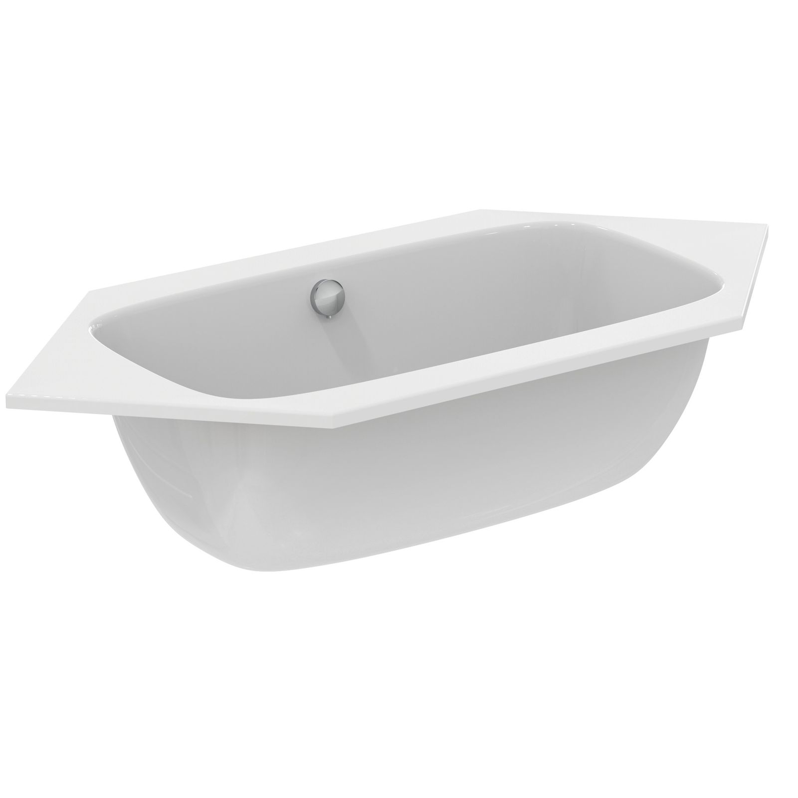 Ideal-Standard Sechseck-Badewanne i.life 190 x 90 x 45 cm, weiß