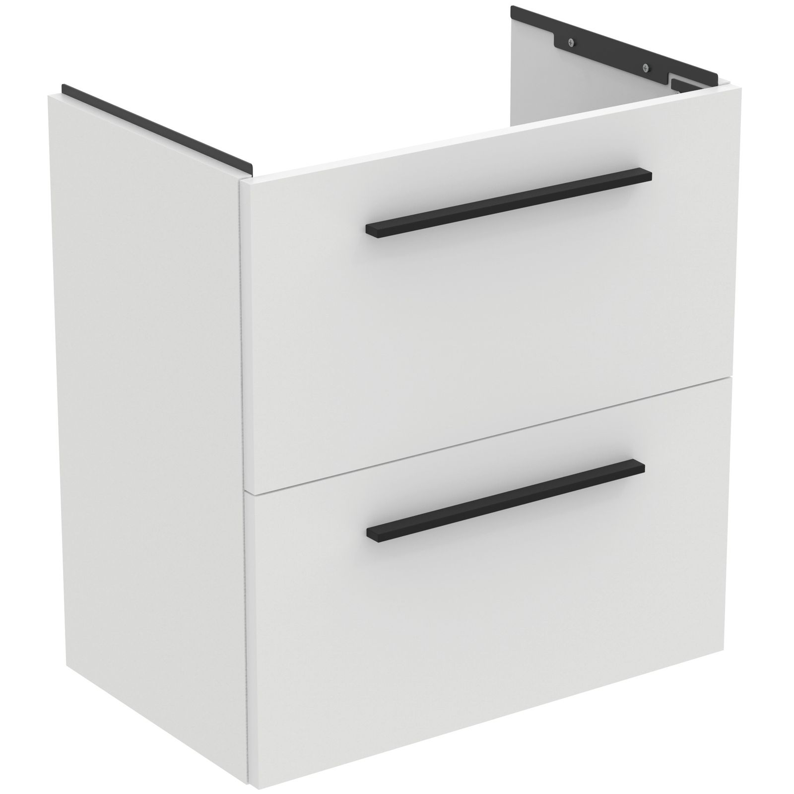 Ideal-Standard Möbel-Waschtischunterschrank i.life S 2 Auszüge, 60 x 37,5 x 63 cm, weiß matt