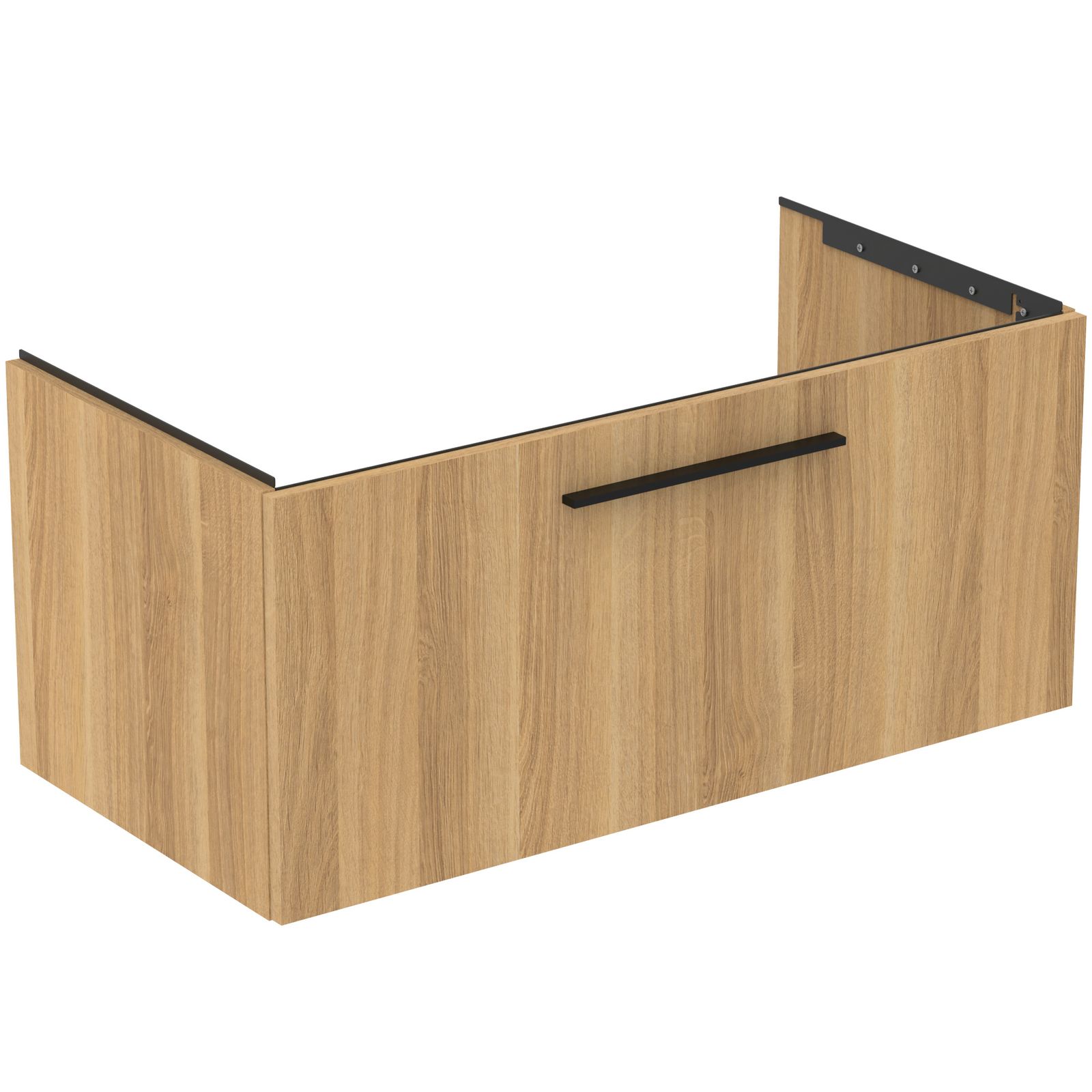 Ideal-Standard Möbel-Waschtisch-Unterschrank i.life B 1 Auszug, 100 x 50,5 x 44 cm, Eiche natur