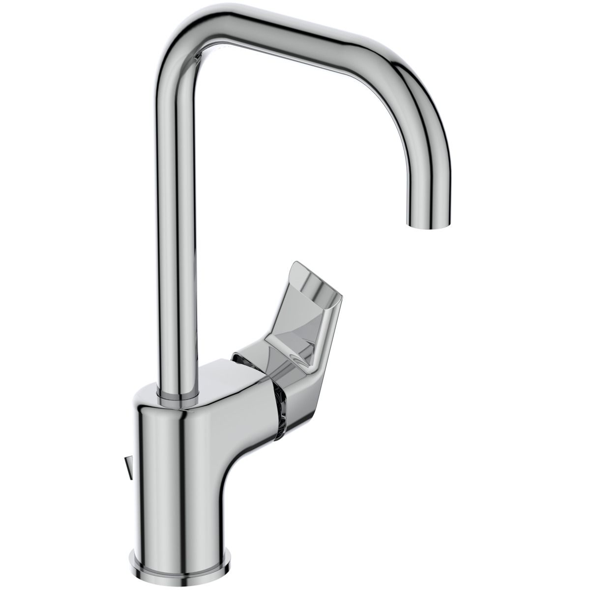 Ideal-Standard Waschtisch-Einhebelmischer Tesi mit hohem Auslauf, mit Ablaufgarnitur, verchromt