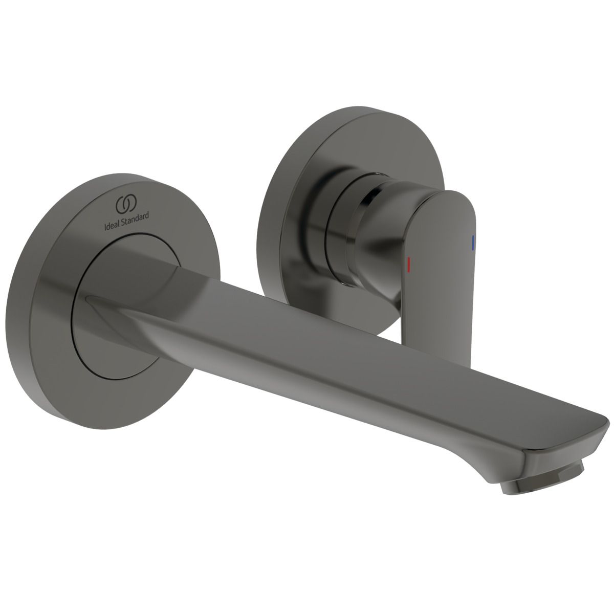 Ideal-Standard Fertigmontageset Connect Air für UP-Wand-Waschtisch-Einhebelmischer, 5I/min, Ausladung 185 mm, magnetic grey