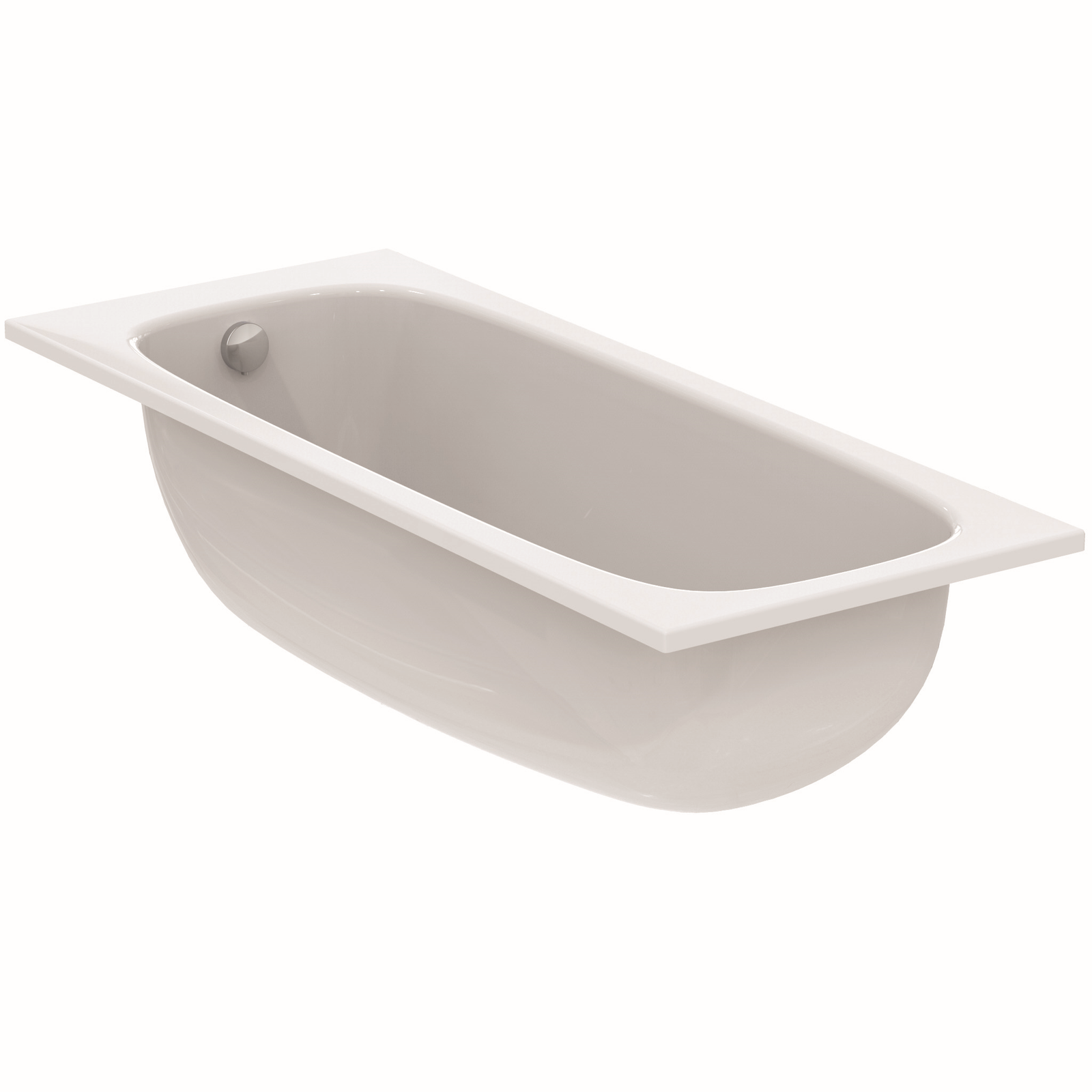 Ideal-Standard Körperform-Badewanne i.life 170 x 70 x 45 cm, weiß