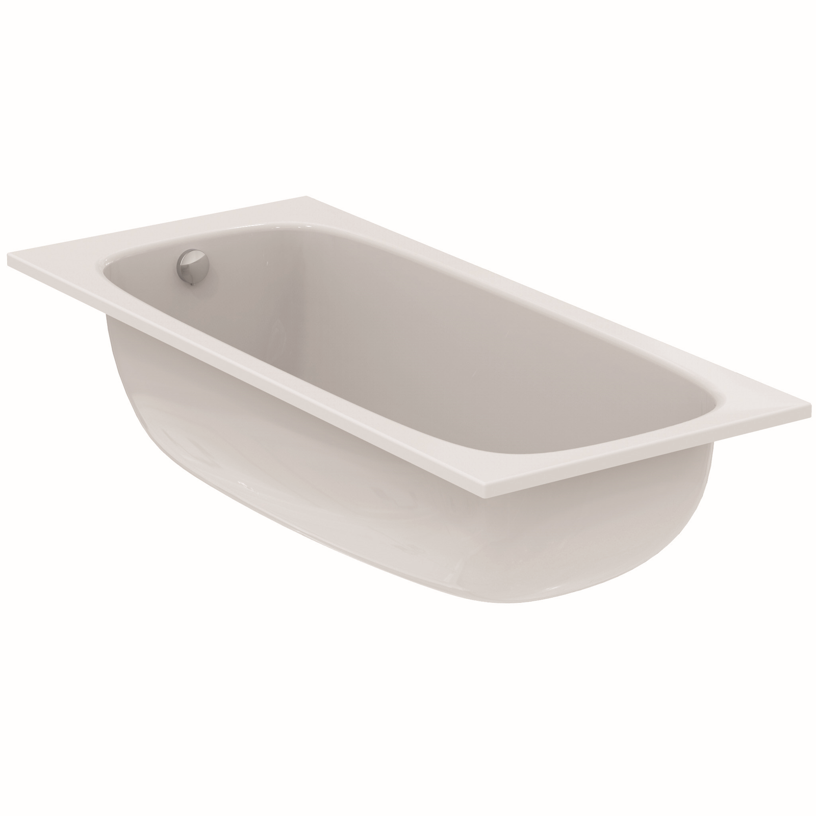 Ideal-Standard Körperform-Badewanne i.life 180 x 80 x 45 cm, weiß