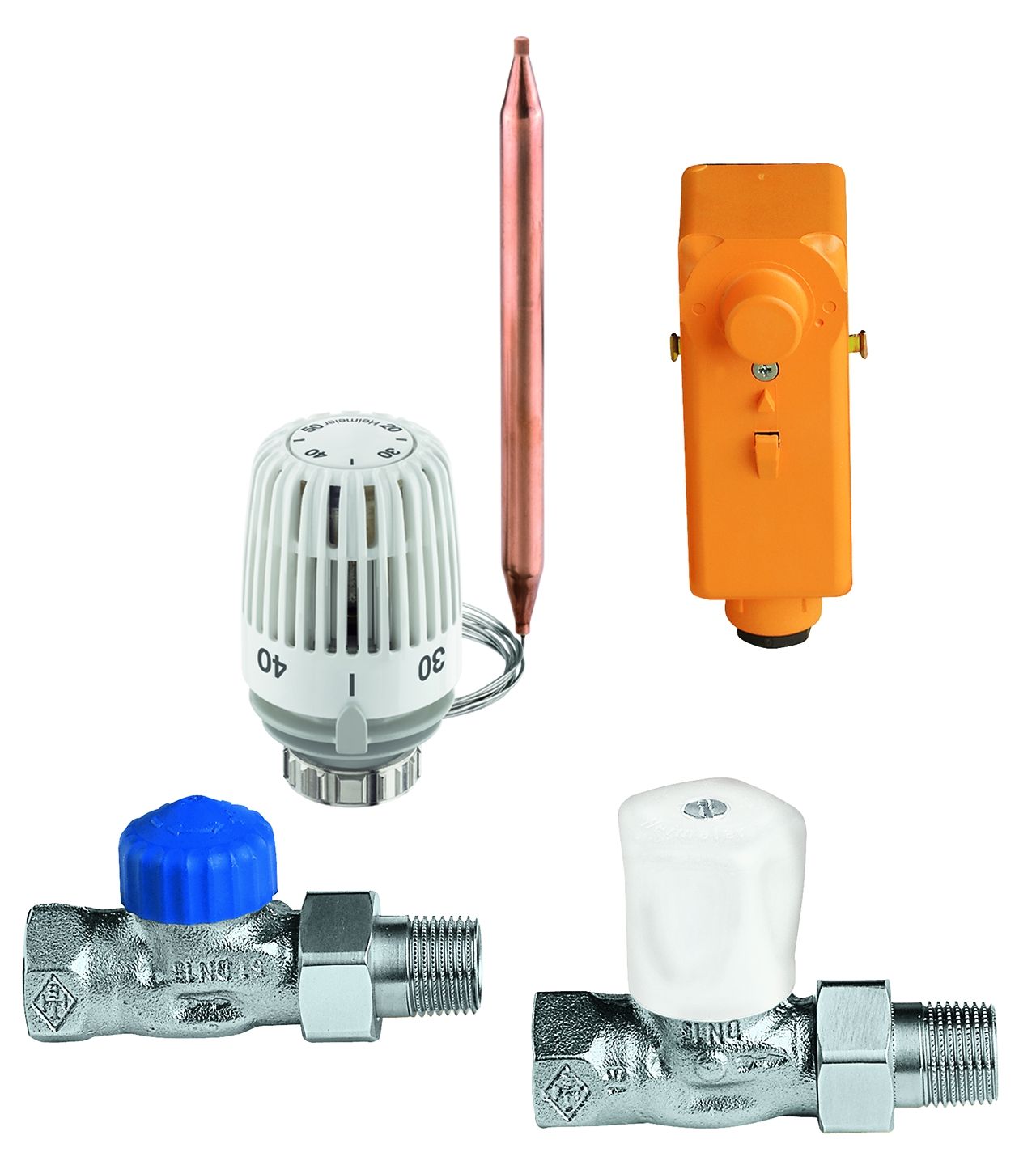 Heimeier Fußboden-Regel-Set Set 1 für Fußbodenflächen bis 45 qm