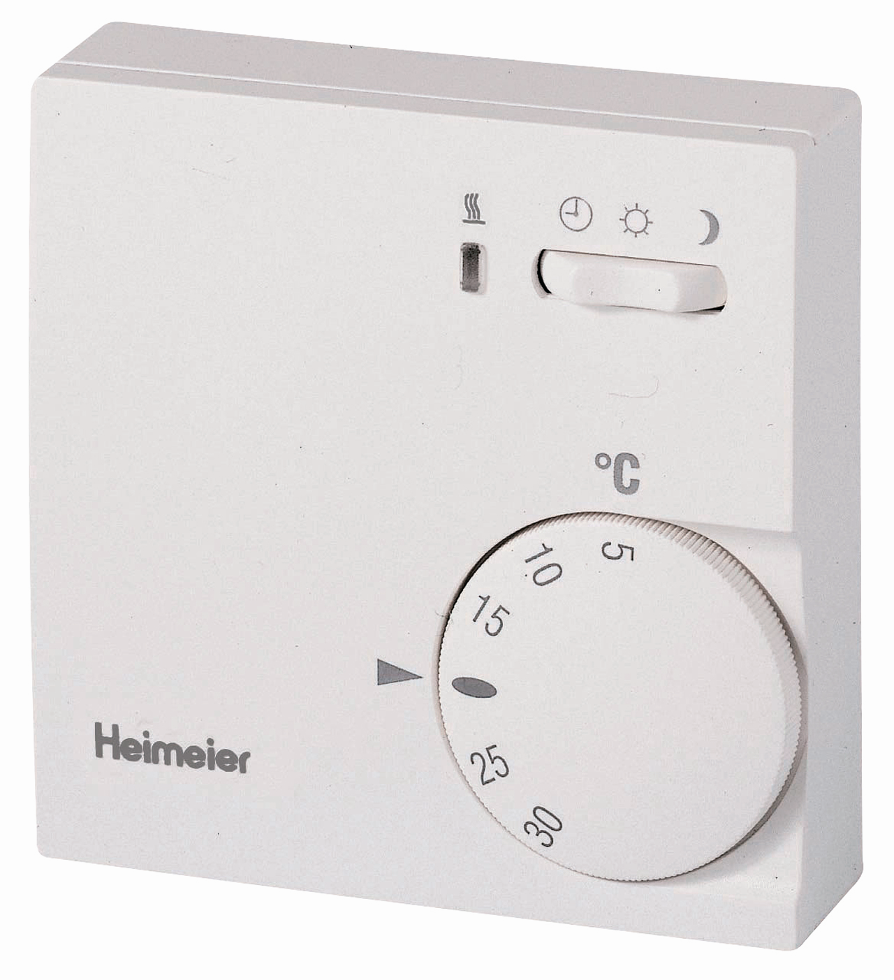 Heimeier Raumthermostat 230 V, mit Temperaturabsenkung, weiß