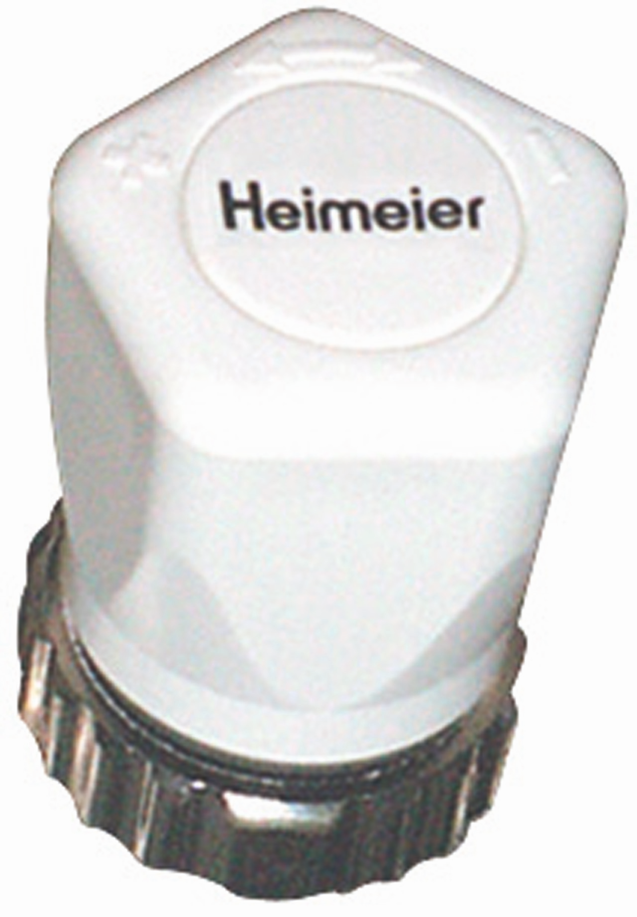 Heimeier Handregulierkappe mit Rändelmutter, weiß