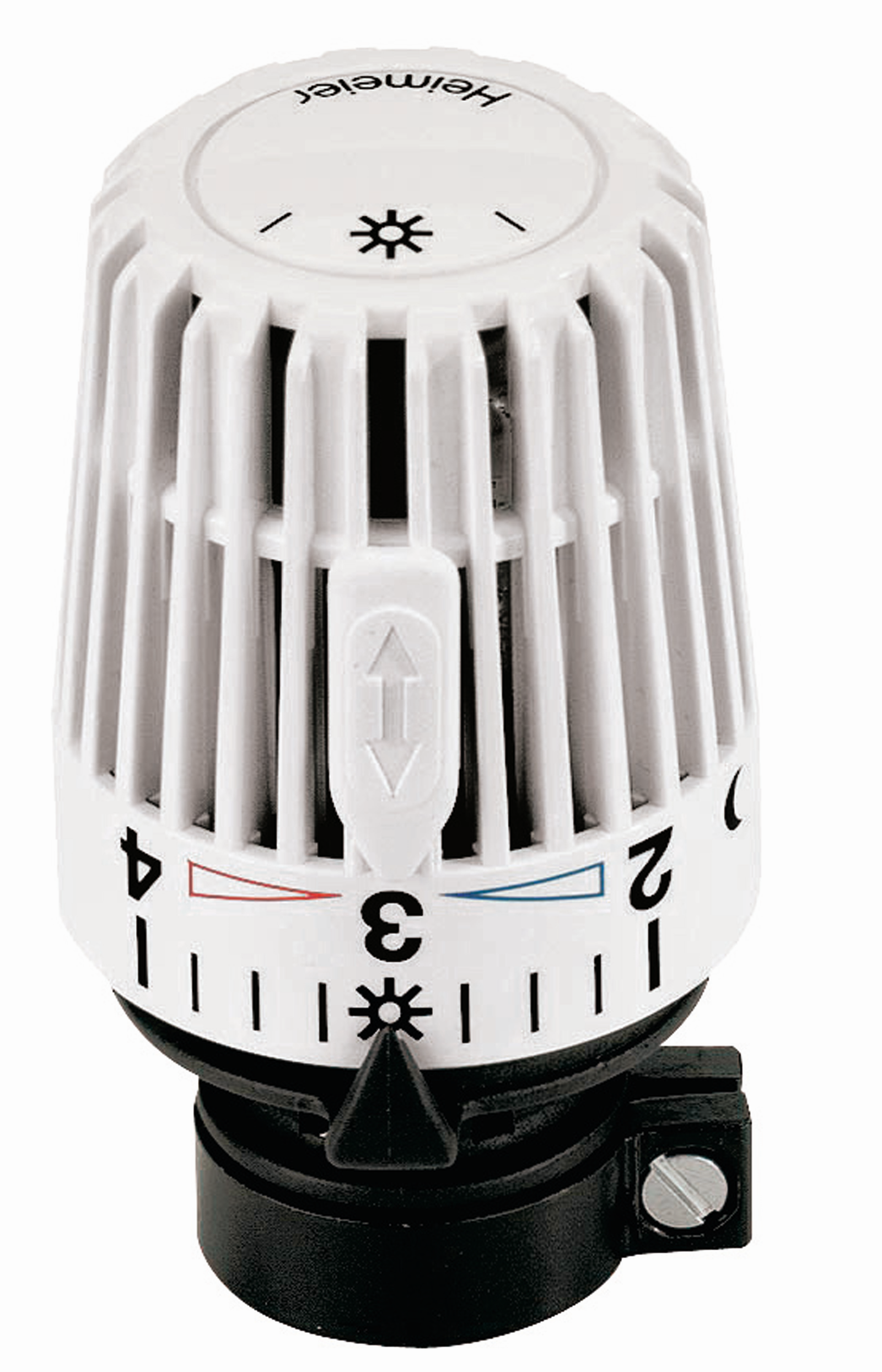 Heimeier Thermostat-Kopf K mit Direktanschluss, für Danfoss RAVL, weiß