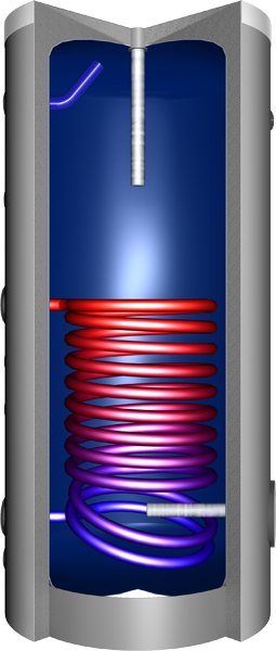 Juratherm Brauchwasserspeicher ERSS 120, 114 l, mit Wärmetauscher