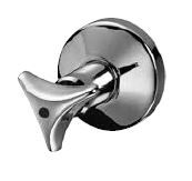 KAJA Fertigmontageset CLASSIC für Unterputz-Ventil, Sterngriff, blau, chrom