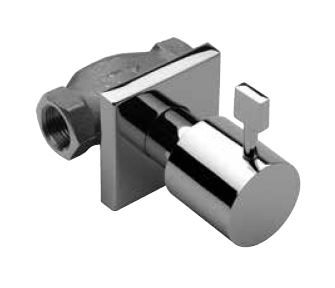 KAJA Unterputzventil B-Quadrat G 1/2, chrom, komplett