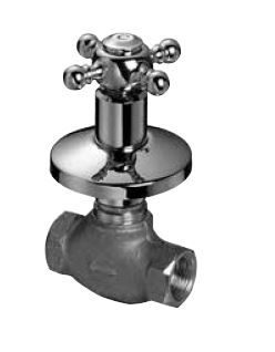 KAJA Unterputzventil ROMANZE G 3/4, chrom, Markierung cold