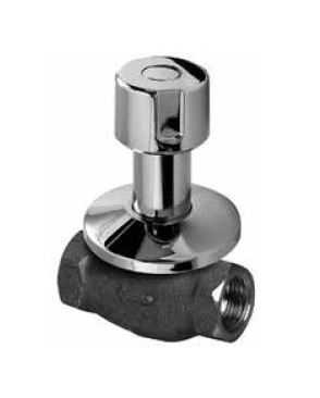 KAJA Unterputz-Ventil 15mm, velourschrom, DN 15