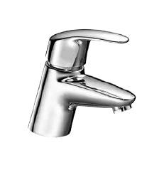 KAJA Waschtisch-Einhebelmischer DISK Bügelhebel, chrom, glatter Körper