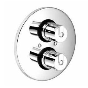 KAJA Fertigmontageset STYLE für Thermostat, verchromt