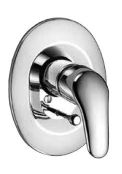 KAJA Fertigmontageset MIX Bügelhebel, aranja, für Unterputz-Wannen-Einhebelmischer