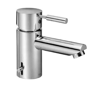 KAJA Waschtisch-Einhebelmischer IPURI Bügelhebel, chrom, Ausladung 120mm, mit Ablaufgarnitur