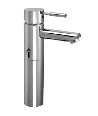 KAJA Waschtisch-Einhebelmischer IPURI Bügelhebel, chrom, hoch, Ausladung 175mm, glatter Körper