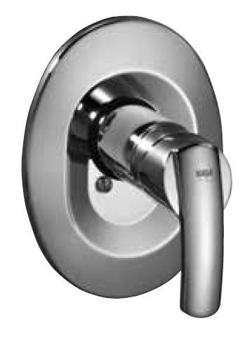 KAJA Fertigmontageset PLATINUM für Unterputz-Brause-Einhebelmischer, chrom