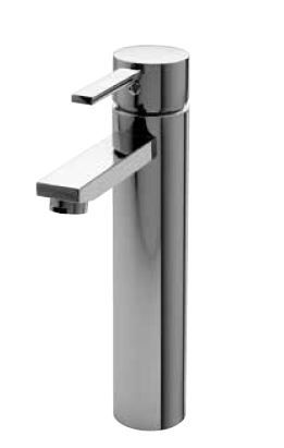 KAJA Waschtisch-Einhebelmischer B-Quadrat erhöhter Auslauf, glatter Körper, chrom