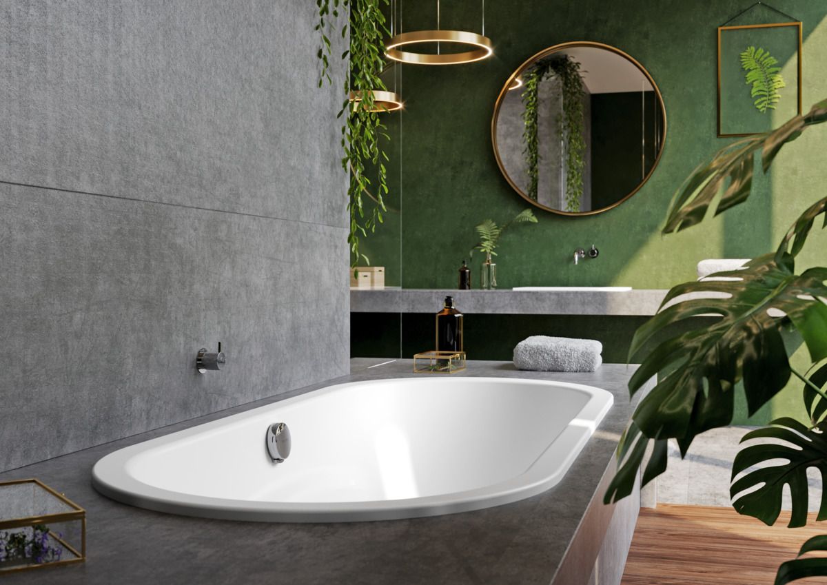 Kaldewei Badewanne CLASSIC DUO oval 113 170x75cm, Vollantislip, bahamabeige