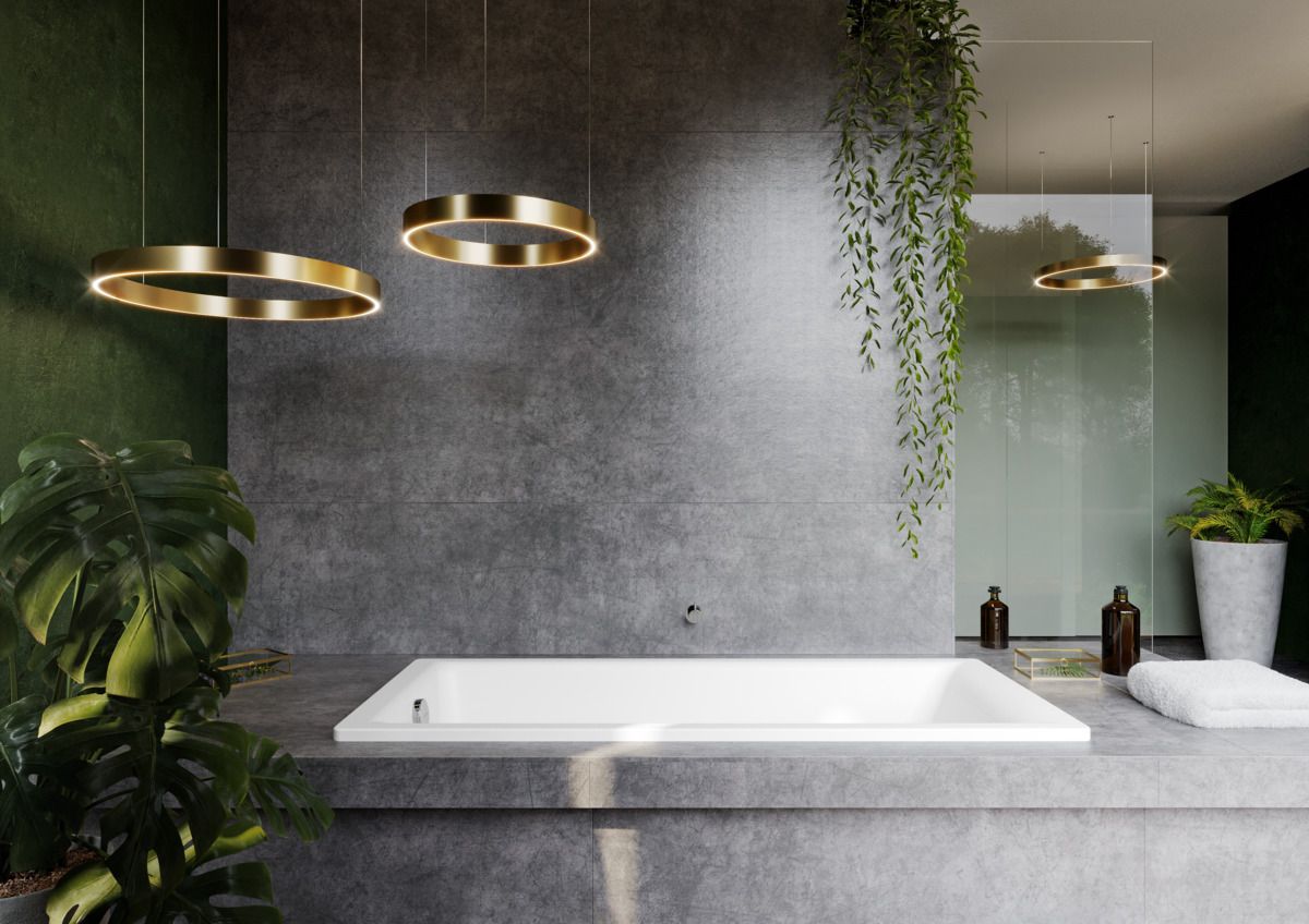 Kaldewei Badewanne PURO STAR 655 180x80cm, Perl-Effekt, schwarz