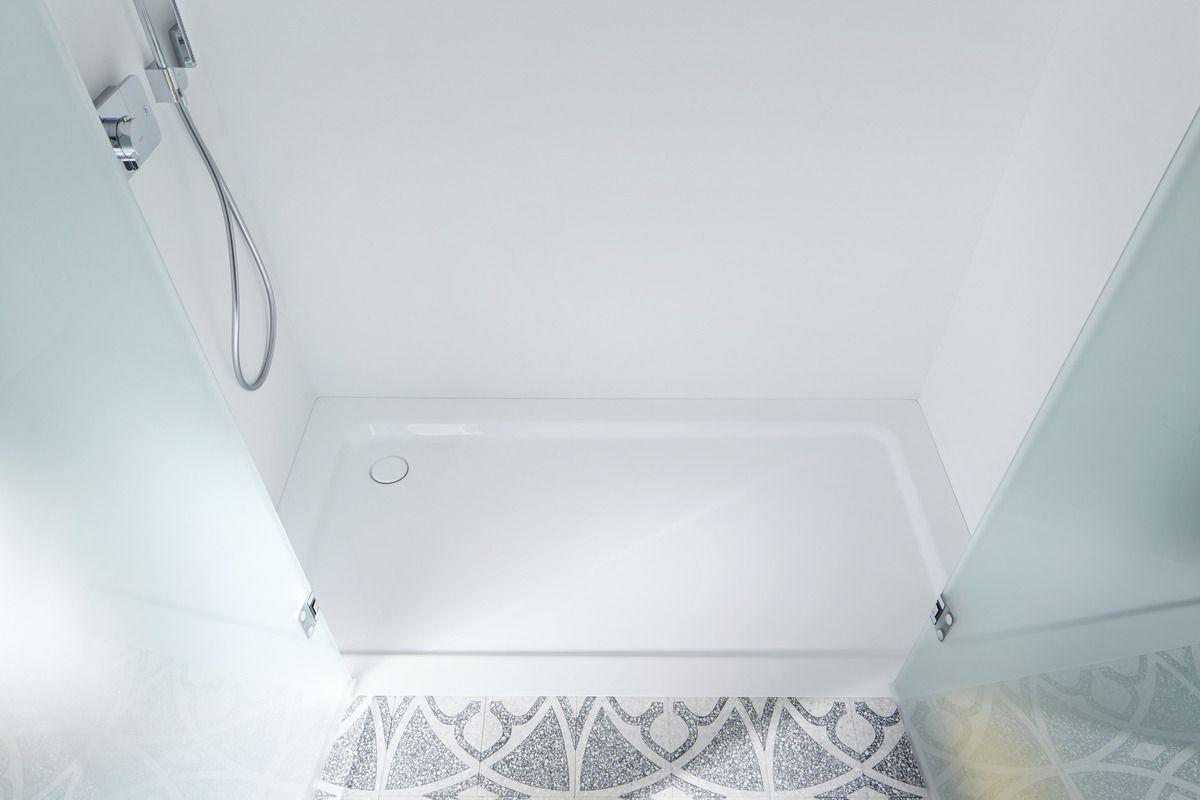 Kaldewei Duschwanne SUPERPLAN CLASSIC 409-1 70x170x4,7cm, Vollantislip Perl-Effekt, pergamon
