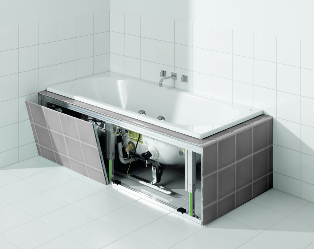 Kaldewei Verkleidungssystem Multiverso Längsteil, 1800 mm, für rechteckige Whirlwanne