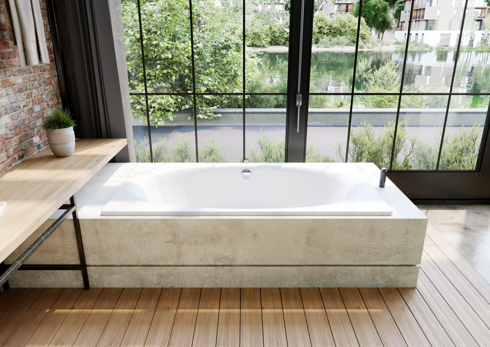 Kaldewei Badewanne ELLIPSO DUO 230 190x100cm, Griffloch, Antislip, schwarz