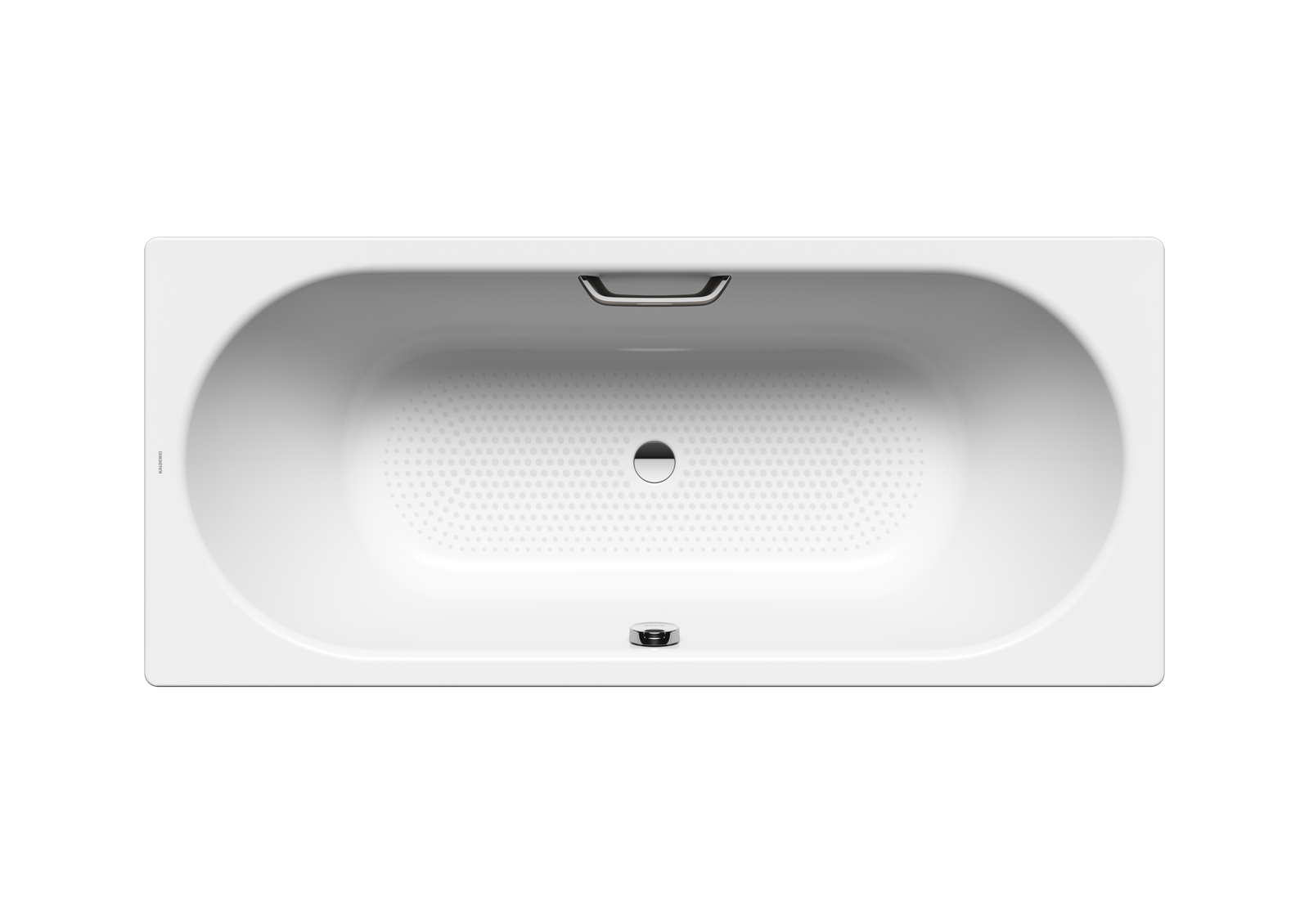Kaldewei Badewanne CLASSIC DUO 103 160x70cm, Griffloch Vollantislip, alpinweiß