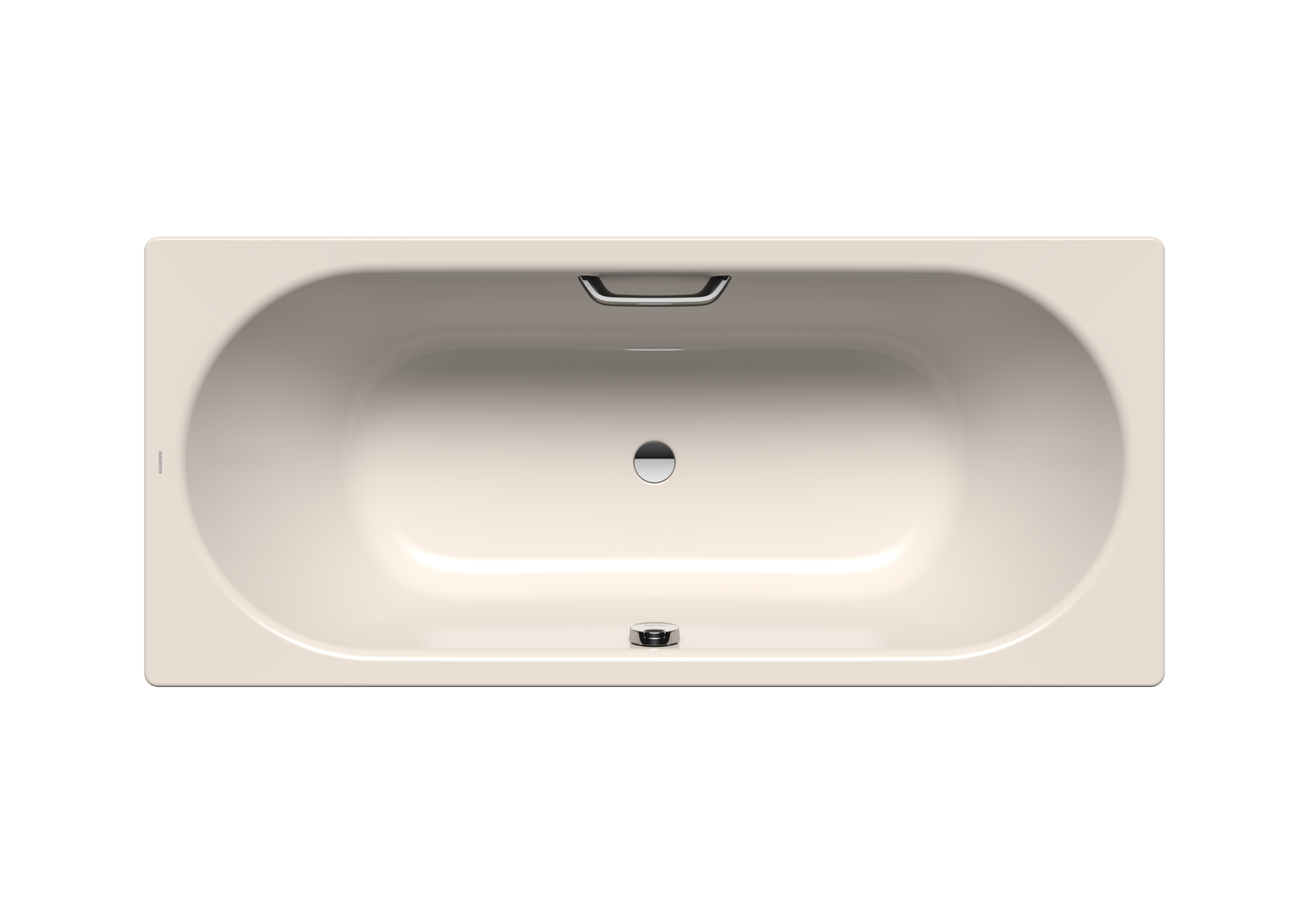 Kaldewei Badewanne CLASSIC DUO 107 170x75cm, Griffloch, Perl-Effekt, pergamon