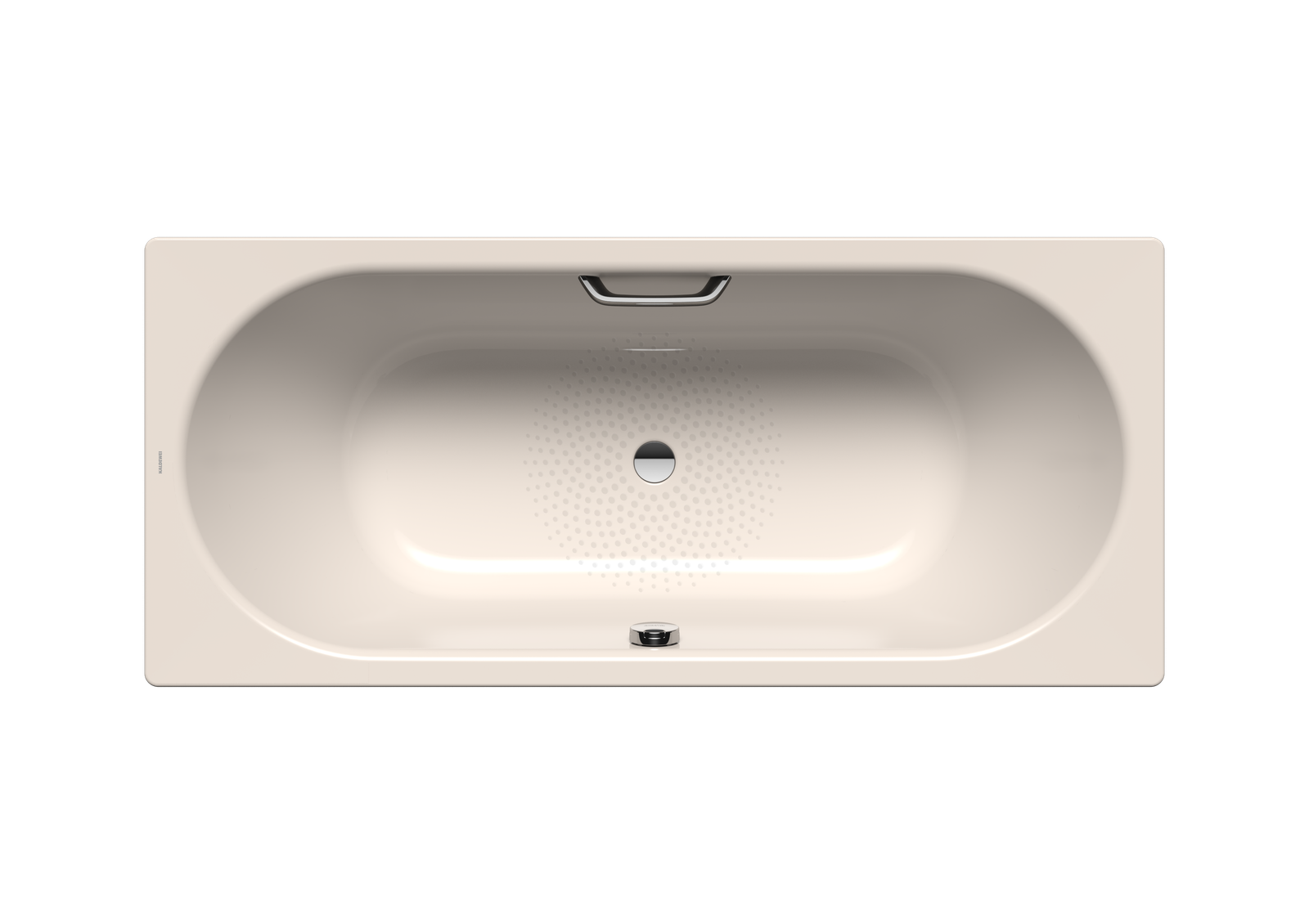 Kaldewei Badewanne CLASSIC DUO 105 170x70cm, Griffloch, Antislip, pergamon