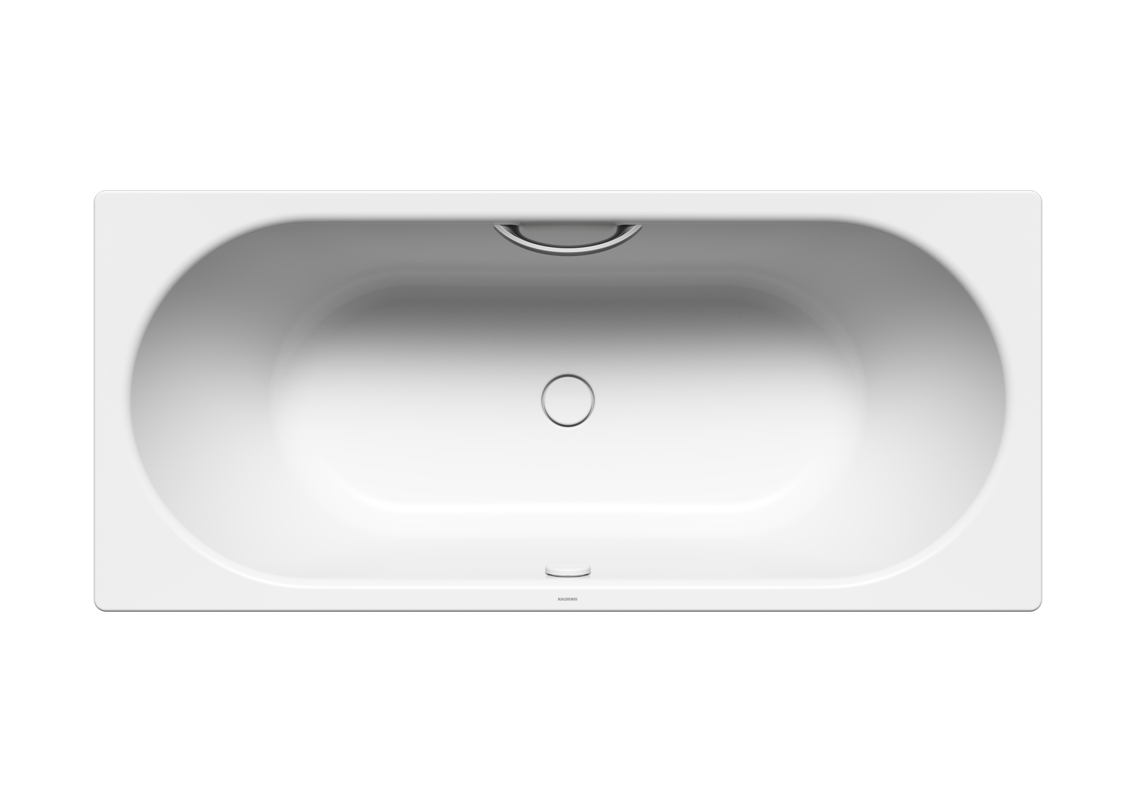 Kaldewei Badewanne CENTRO DUO 132 170x75cm, Griffloch, weiß
