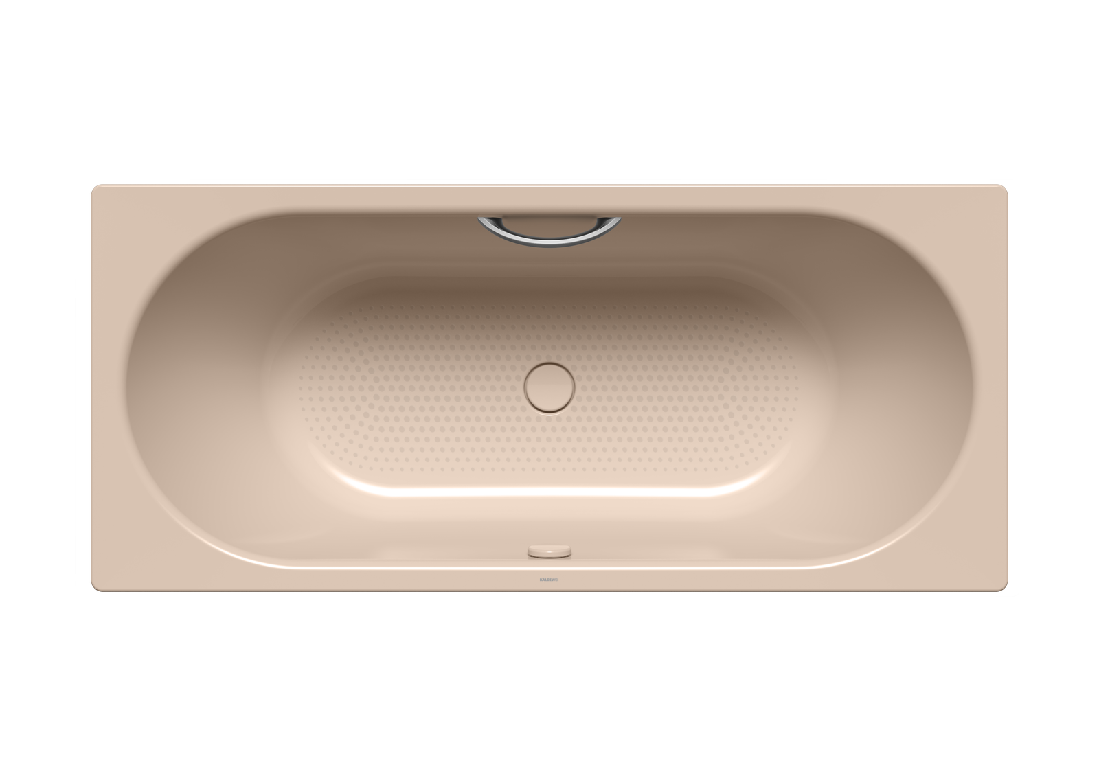 Kaldewei Badewanne CENTRO DUO 133 180x80cm, Griffloch, Vollantislip, bahamabeige