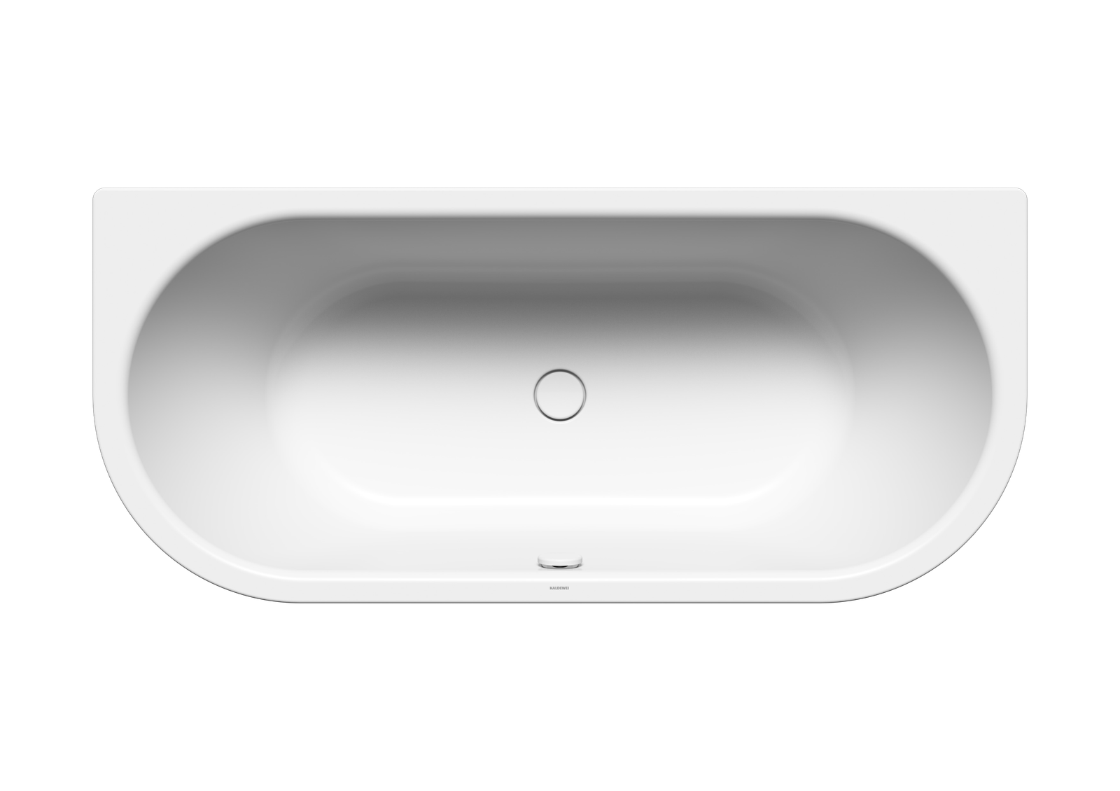 Kaldewei Badewanne CENTRO DUO 2 135 180x80cm, Griffloch, Perl-Effekt, Rutschhemmend, pergamon