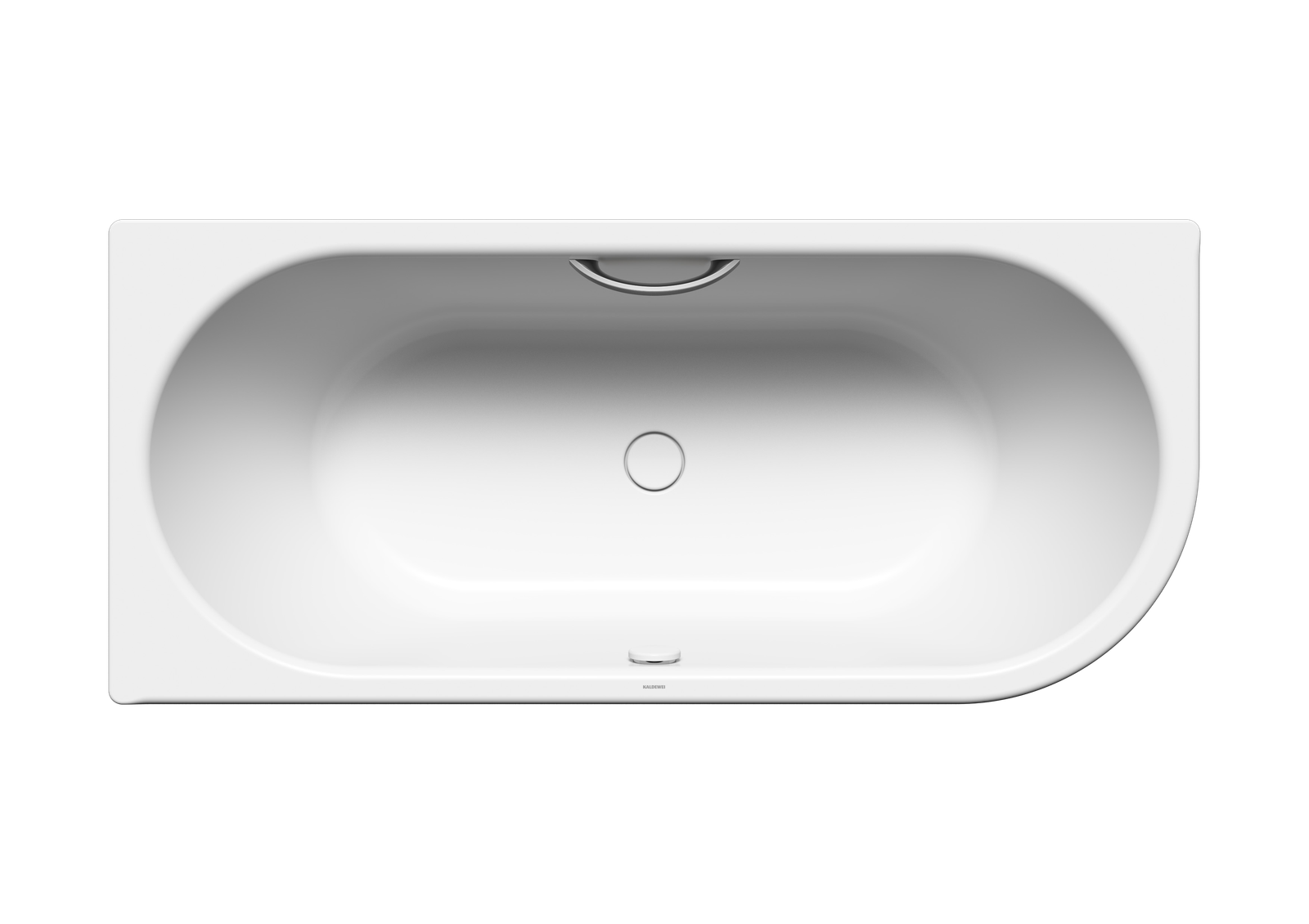 Kaldewei Badewanne CENTRO DUO 1 rechts 130 170x75cm, Griffloch, weiß