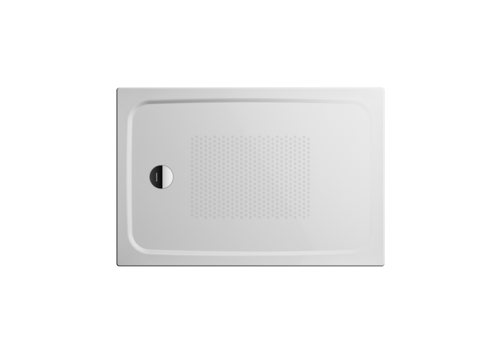 Kaldewei Duschwanne CAYONOPLAN 2253-5 75x90x1,8cm, mit Träger, Antislip, manhattan