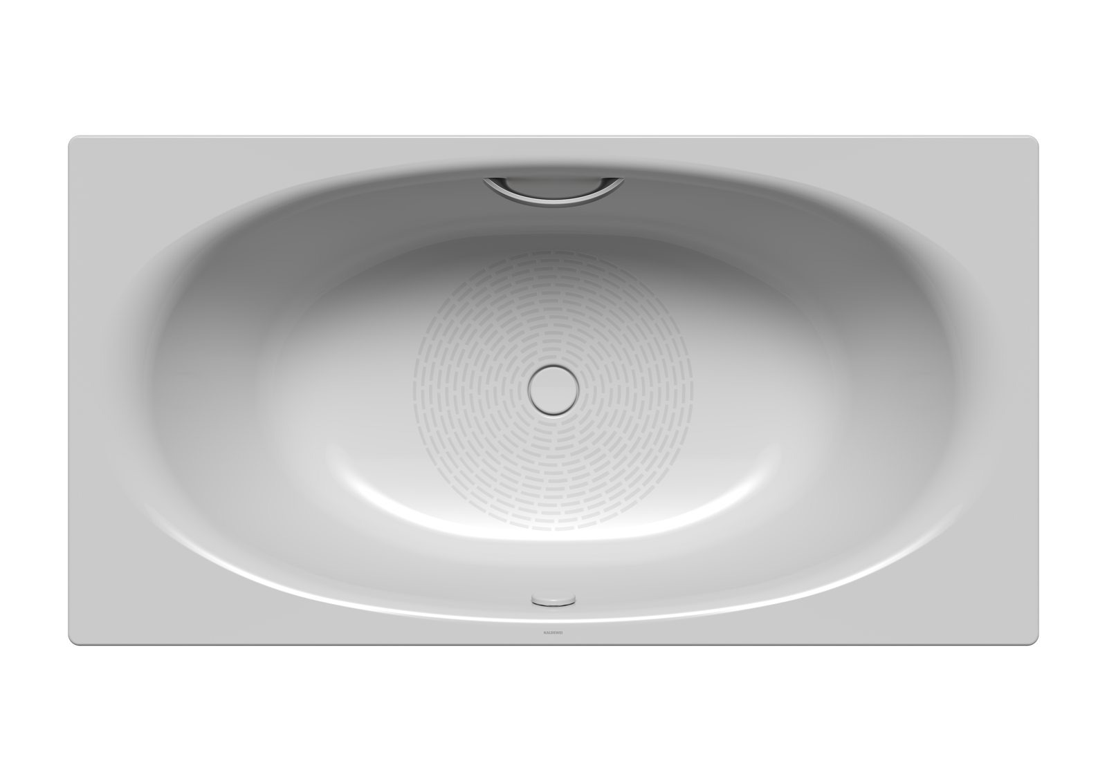 Kaldewei Badewanne ELLIPSO DUO 230 190x100cm, Griffloch, Antislip, manhattan