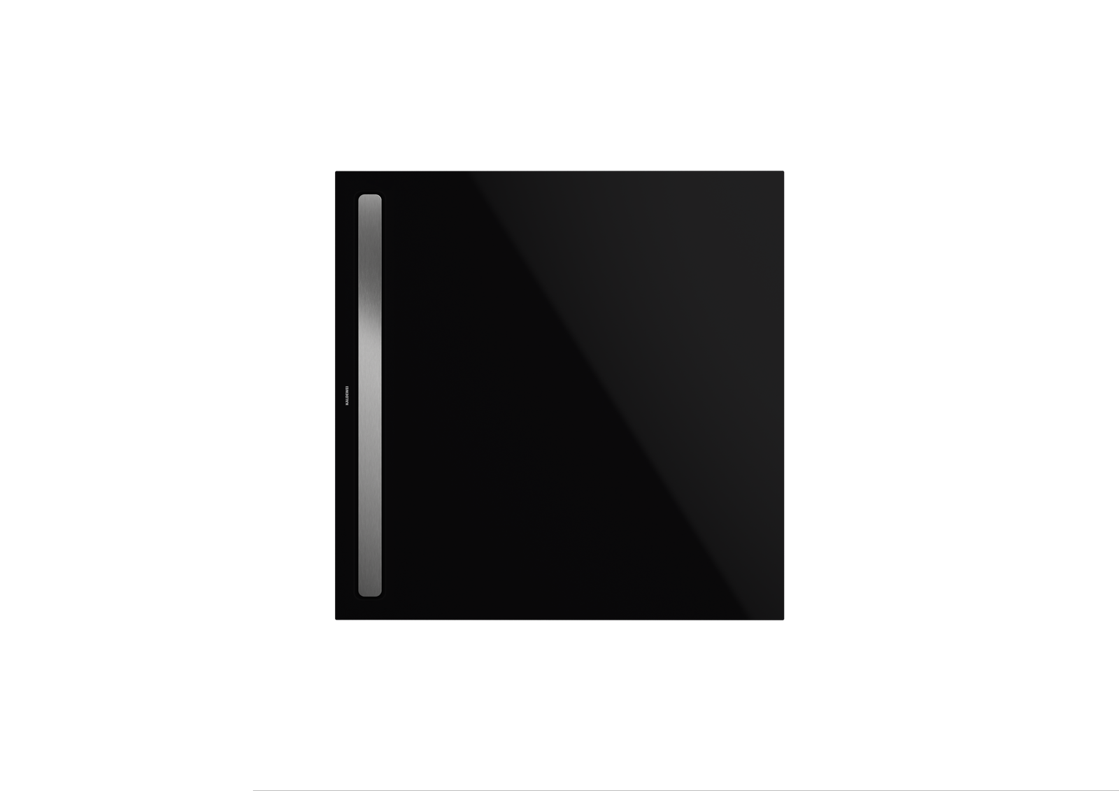 Kaldewei Duschwanne NEXSYS 2610 80x80cm, bodeneben, schwarz