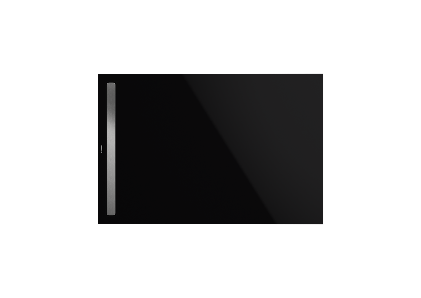 Kaldewei Duschwanne NEXSYS 2625 80x160cm, bodeneben, Perl-Effekt, schwarz