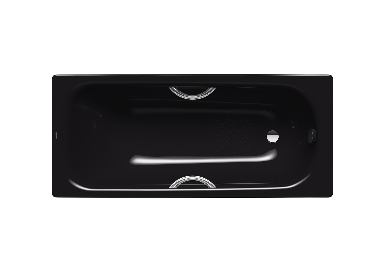 Kaldewei Badewanne SANIFORM PLUS STAR 332 160x70cm, Antislip, schwarz