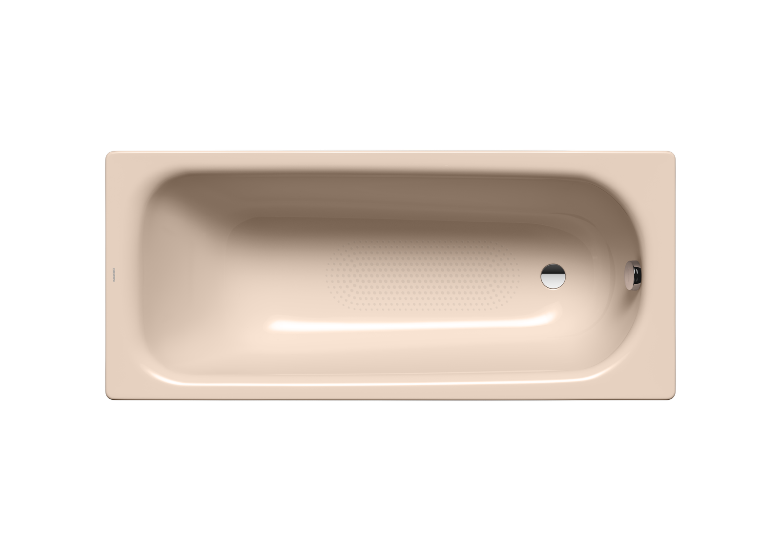 Kaldewei Badewanne SANIFORM PLUS 372-1 160x75cm, Vollantislip Perl-Effekt, bahamabeige