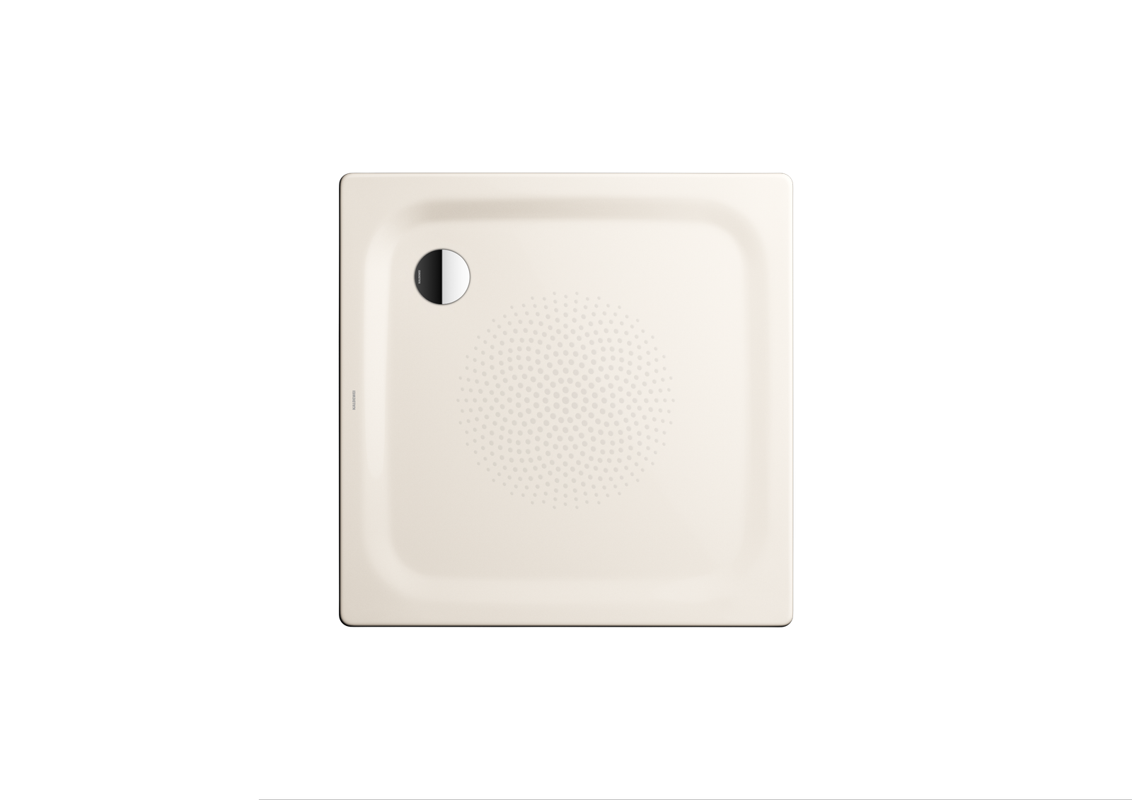 Kaldewei Duschwanne SUPERPLAN CLASSIC 399-2 120x120x2,5cm, mit Träger, Antislip, pergamon