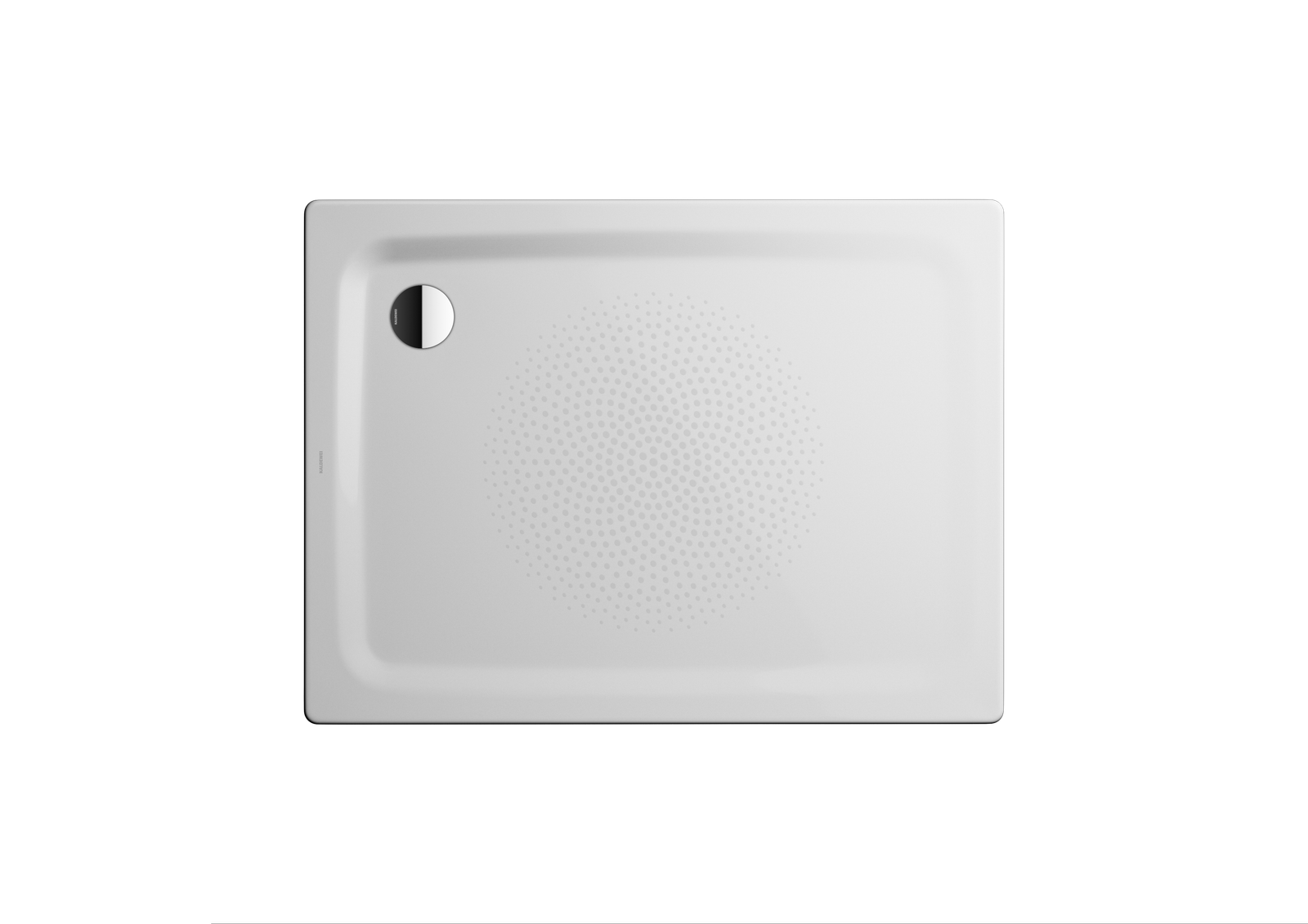 Kaldewei Duschwanne SUPERPLAN CLASSIC 407-2 100x120x2,5cm, Träger, Antislip, manhattan