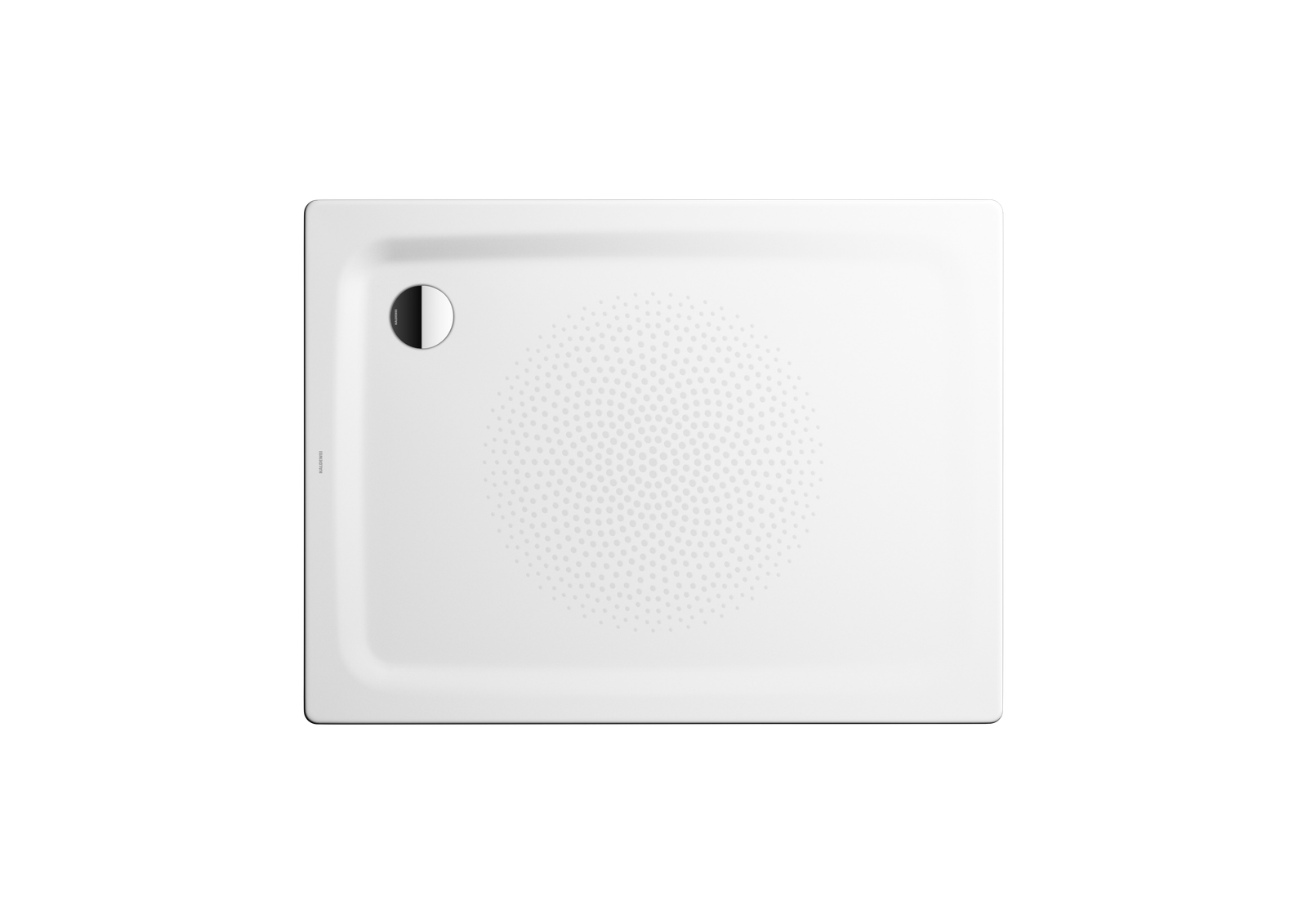 Kaldewei Duschwanne SUPERPLAN CLASSIC 407-2 100x120x2,5cm, Träger, Antislip Perl-Effekt, weiß