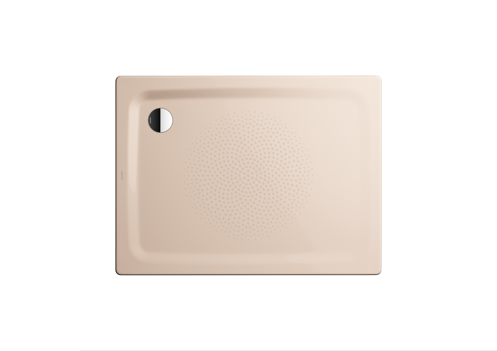 Kaldewei Duschwanne SUPERPLAN CLASSIC 404-2 90x100x2,5cm, mit Träger, Antislip Perl-Effekt, bahamabeige