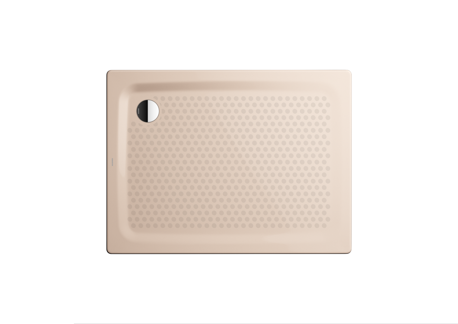 Kaldewei Duschwanne SUPERPLAN CLASSIC 407-1 100x120x2,5cm, Vollantislip Perl-Effekt, bahamabeige