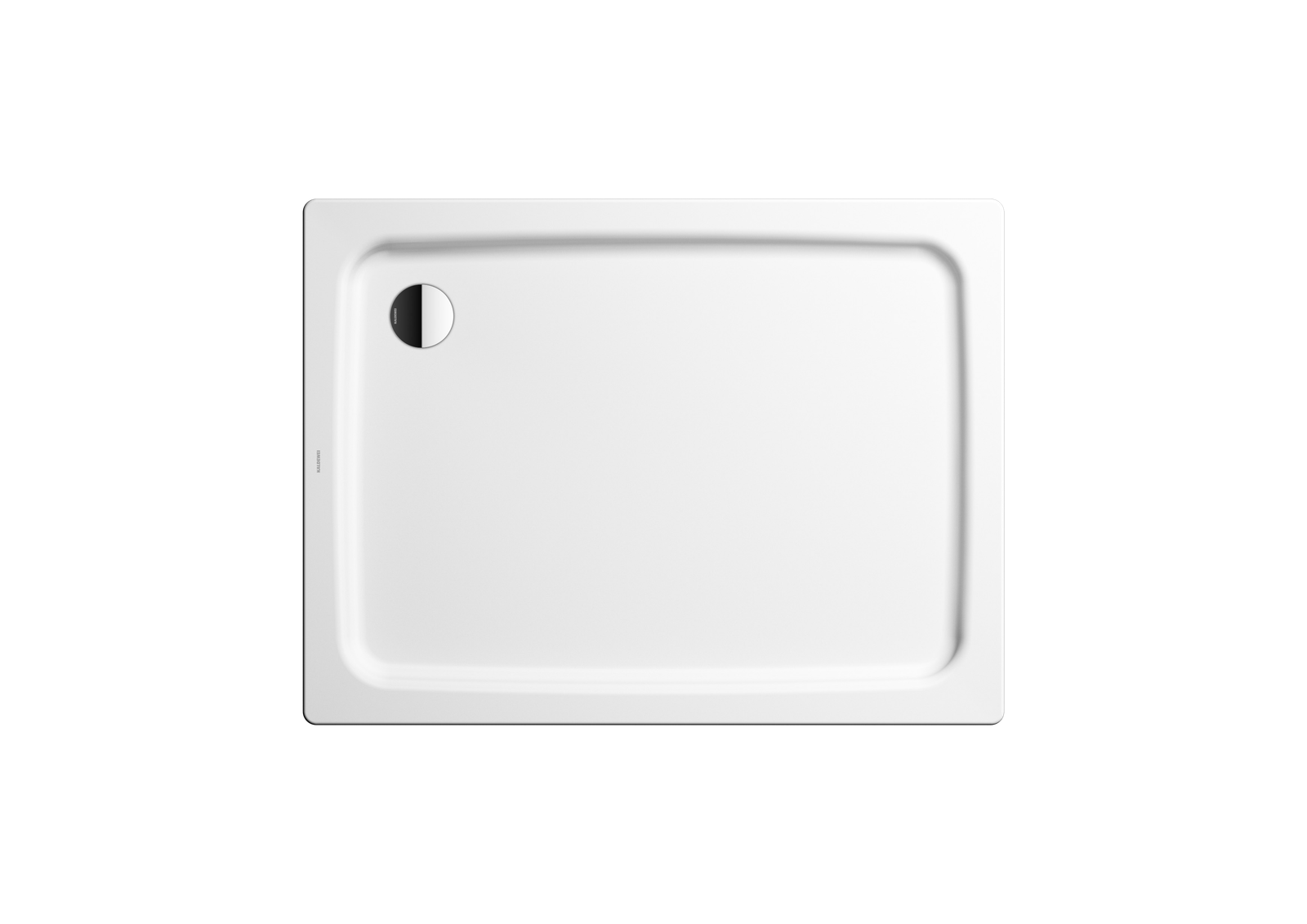 Kaldewei Duschwanne DUSCHPLAN 544-2 80x90x6,5cm, mit Träger, weiß