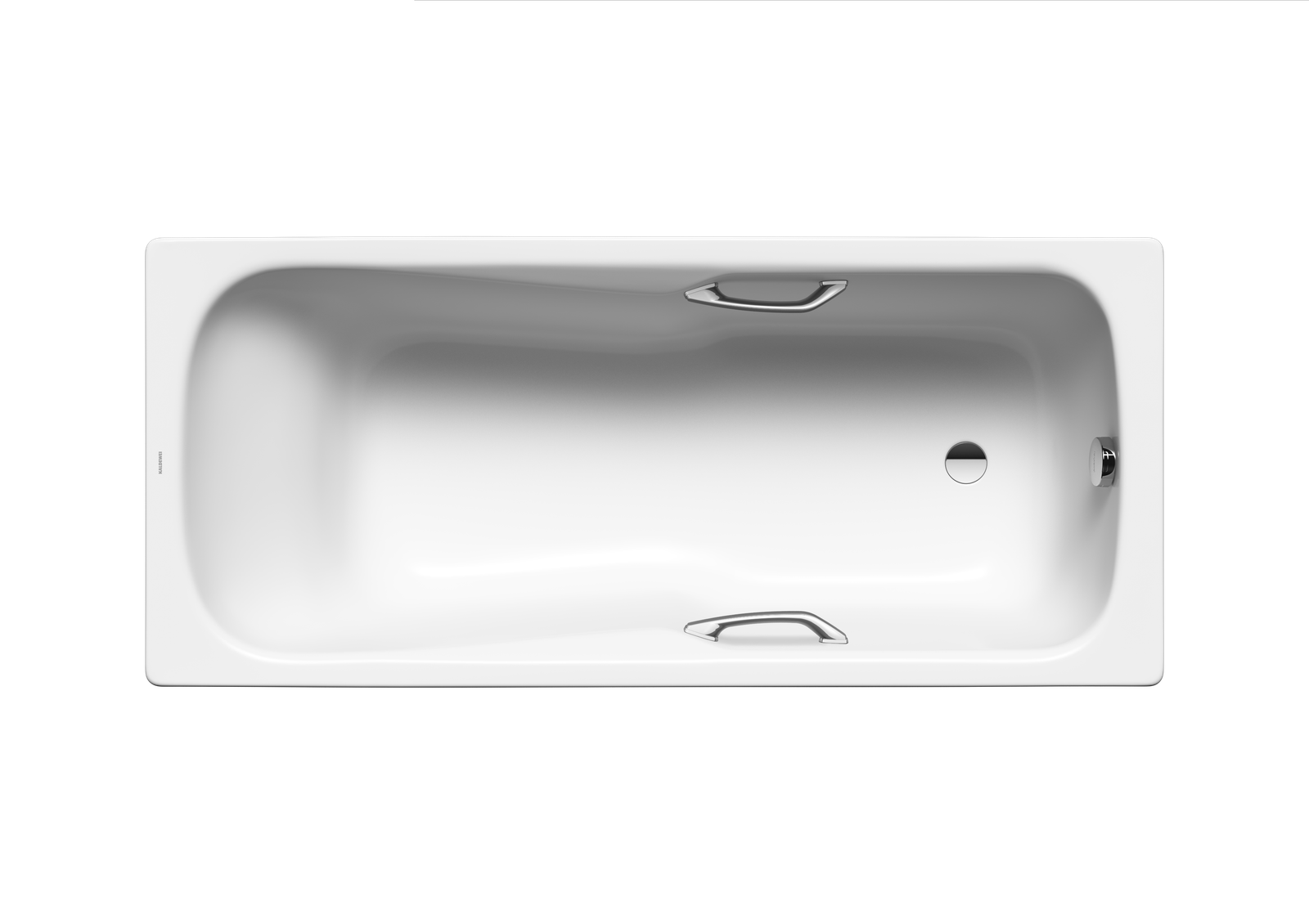 Kaldewei Badewanne DYNA SET STAR 627 160x70cm, Perl-Effekt, schwarz