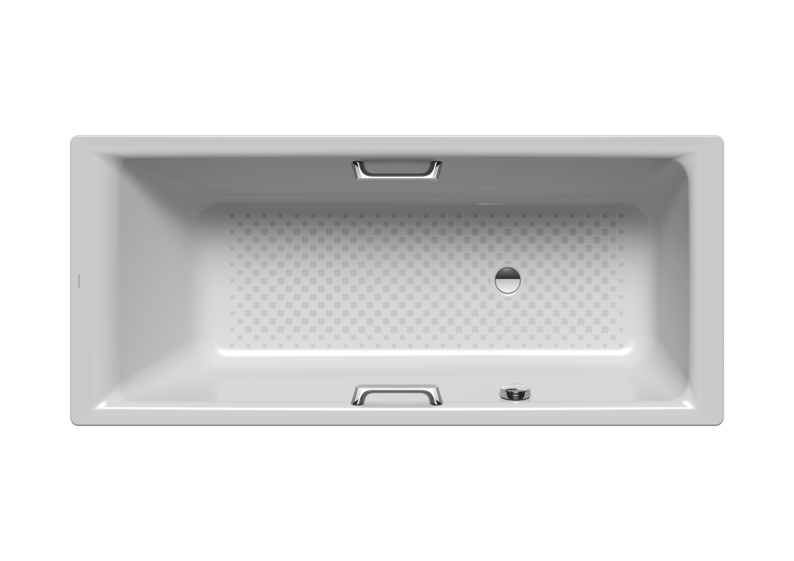 Kaldewei Badewanne PURO STAR 686 160x70cm, Überlauf seitlich, Vollantislip Perl-Effekt, manhattan